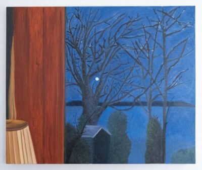 View of Quonochauntaug Pond