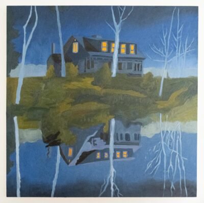 Reflected House Night